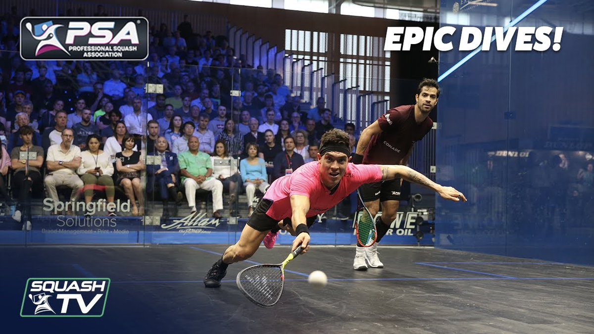 DIVES! DIVES! DIVES! 🚀

@PSAWorldTour players certainly aren't shy of taking to the air, often with INCREDIBLE results! 😲

We've picked out 10 of our favourites from recent years, check them out!

dailymotion.com/video/x7rqjue

#Squash