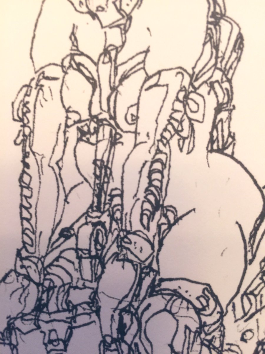 PDean_Yeah's tweet photo. “Newest sex machine of the year 2176”, drawn Monday evening while sitting in bed on my ventilator. I should probably patent this invention.
#drawingwhiledisabled #als #handicaplife #fetishart #bdsm https://t.co/cW8qeYOm0c