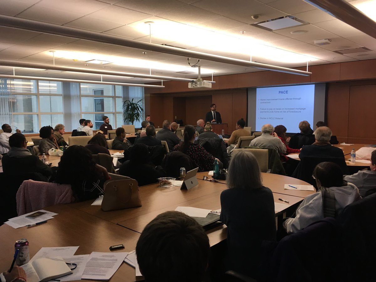 Ohio Fair Lending Brown Bag program today discussing property assessed clean energy financing for residential home repair funding. A good idea? Or trouble?