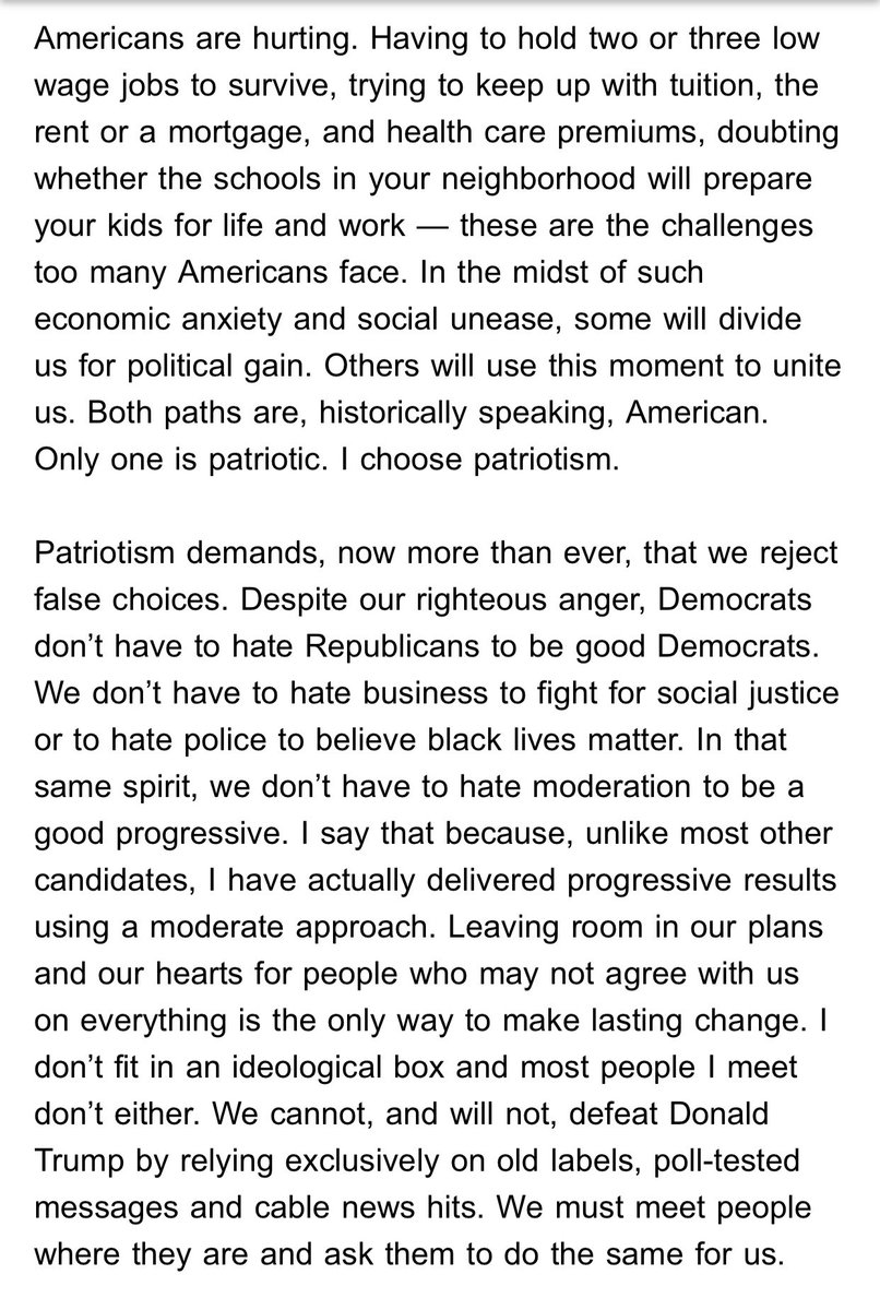 DevalPatrick's tweet image. We can’t miss this moment— because failing to engage risks losing a whole lot more than an election in November. Today, we’re suspending our campaign, but not giving up the fight. Read my full statement: