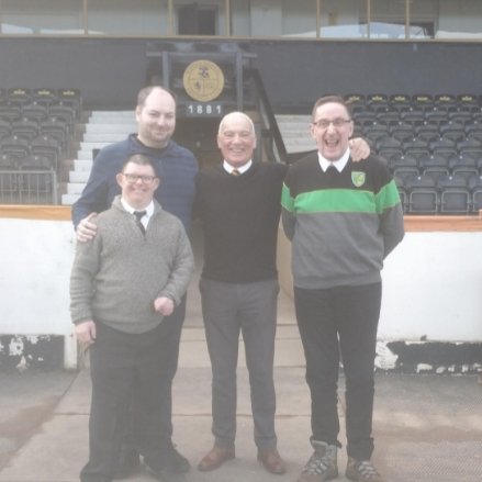 Northstar_NCC's tweet photo. Sadly Giles wasn't able to join us on our hospitality day @OfficialBRFC on Saturday but Alan and Melvin had a fantastic time! Thank you to Margaret who volunteered her time to go with them, to @d_letham for arranging/donating the day, and Berwick Rangers for making it so special https://t.co/FKit2ArVLn