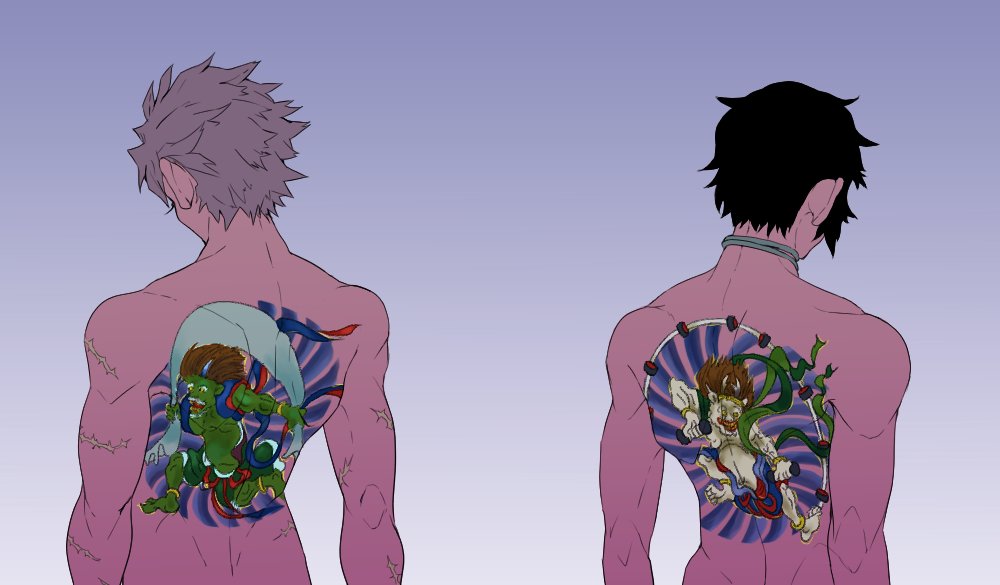 風神雷神 チャールズのイラスト