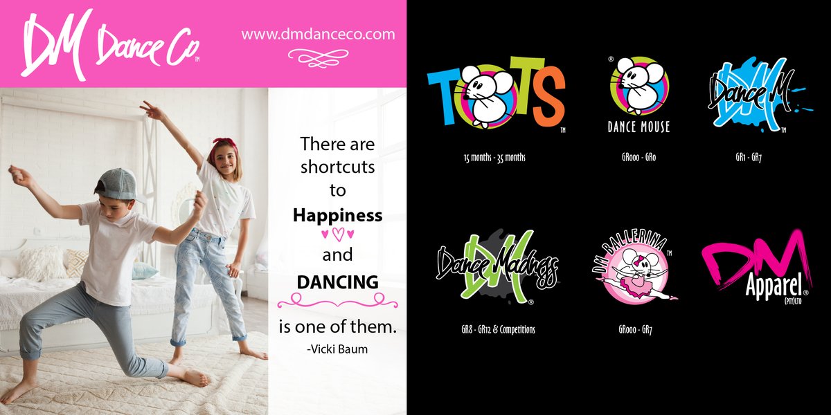 DM_DanceCompany's tweet photo. There are shortcuts to Happiness and DANCING is one of them.
-Vicki Baum

DM Dance Company
https://t.co/GkIHb6Ysiw
-DM Dance Company @DanceMouseMad @dancemousemadeness #dance #dancemouse #dancemousemadenss #dancemadness #dmdanceco #dmdance https://t.co/rDjAjMvkQU