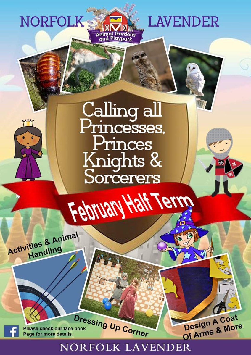 🌟 COMPETITION TIME 🌟 

Want to win a family day pass to the Norfolk Lavender Animal Gardens? 

Head over to our Facebook page to take part in our latest competition. 

Winner announced 14th Feb 2020.