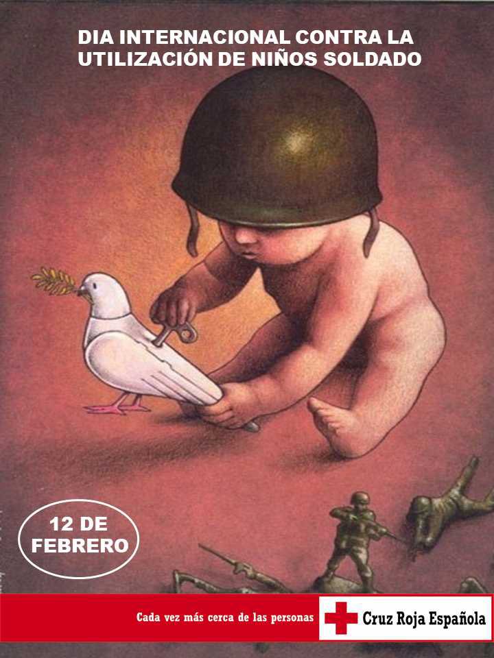 El 12 de febrero se conmemora el Día Internacional contra el Uso de Niños Soldado, una fecha para recordar a los niños que cada día son reclutados para participar en conflictos armados. #niñossoldado #protegeralainfancia