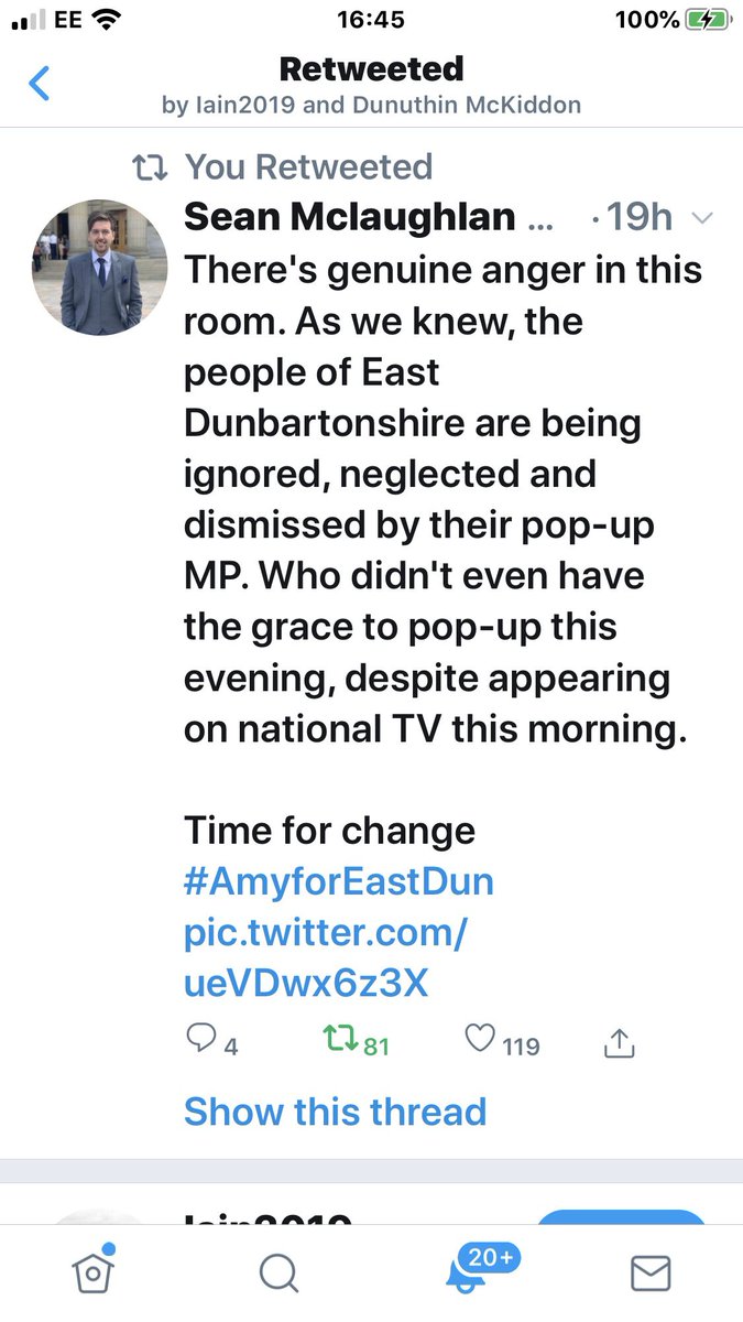 Sheilam19534814's tweet photo. @WilliamBBarnes @1GKh @UKLabour @joswinson That wasn’t what cost @joswinson her Seat
Rarely attending her Scottish Constituency from her English Home
Failing to attend Hustings
Caught out as a LIAR 🤥
#FauxJO
East Dunbartonshire ejected an #AbsenteeMP & elected a genuine local girl who works hard for her constituents🏴😊 https://t.co/7reniW4nPn