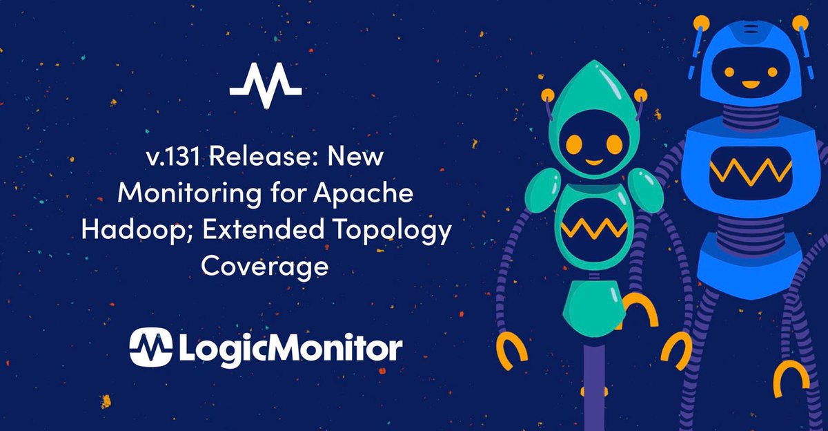 .<a href="/LogicMonitor/">LogicMonitor</a>'s v.131 release features SAML/SSO enhancements, extended topology coverage, and new out-of-the-box monitoring for Apache Hadoop, AWS AppStream, AWS MQ, and others. Read more - logicmonitor.com/release-notes/…