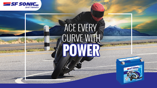 SFBatteries's tweet photo. Conquer curves of the road easily with SF Sonic Mobiker Battery. #SfSonic #Batteries #Motorcycle #Morepower #Bike #Mobiker https://t.co/IBaRumBsNl