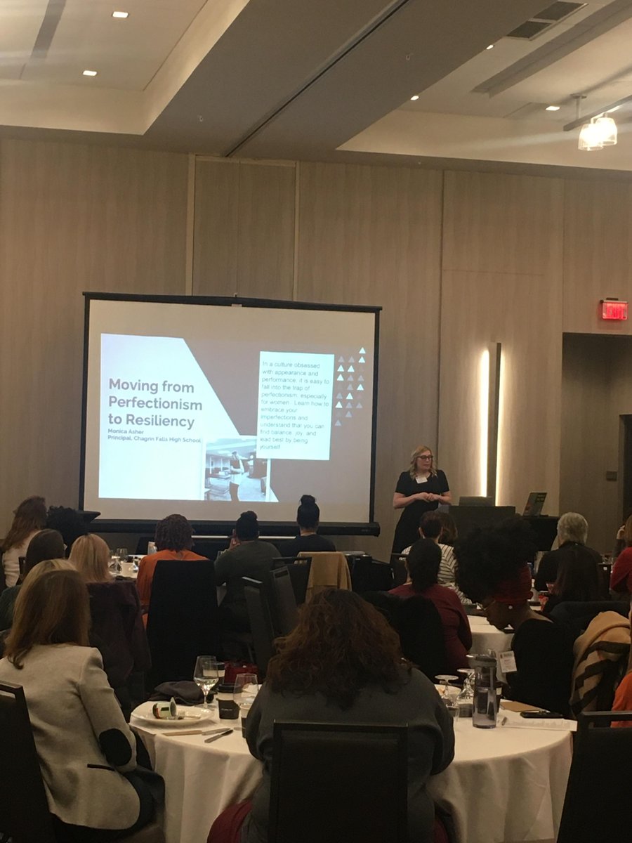 Starting off day 2 of the OASSA Women's Leadership Conference with Monica Asher presenting "Moving from Perfectionism to Resiliency".
And oh by the way, a HUGE shout-out to all the WL committee members for helping to make this conference a success!  #OASSAWLC2020 @MonicaJAsherED