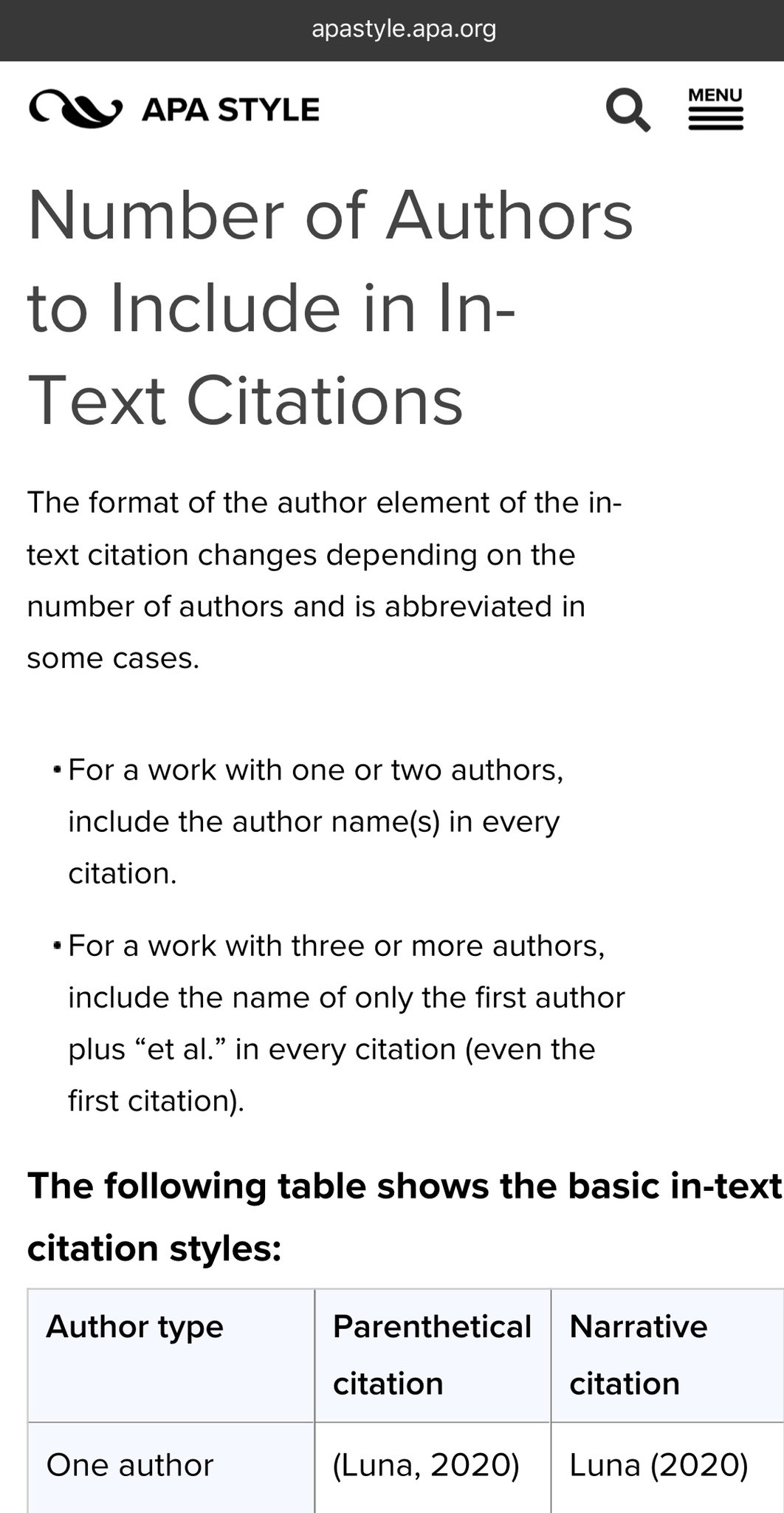 Apa style on twitter use the author date citation system to cite