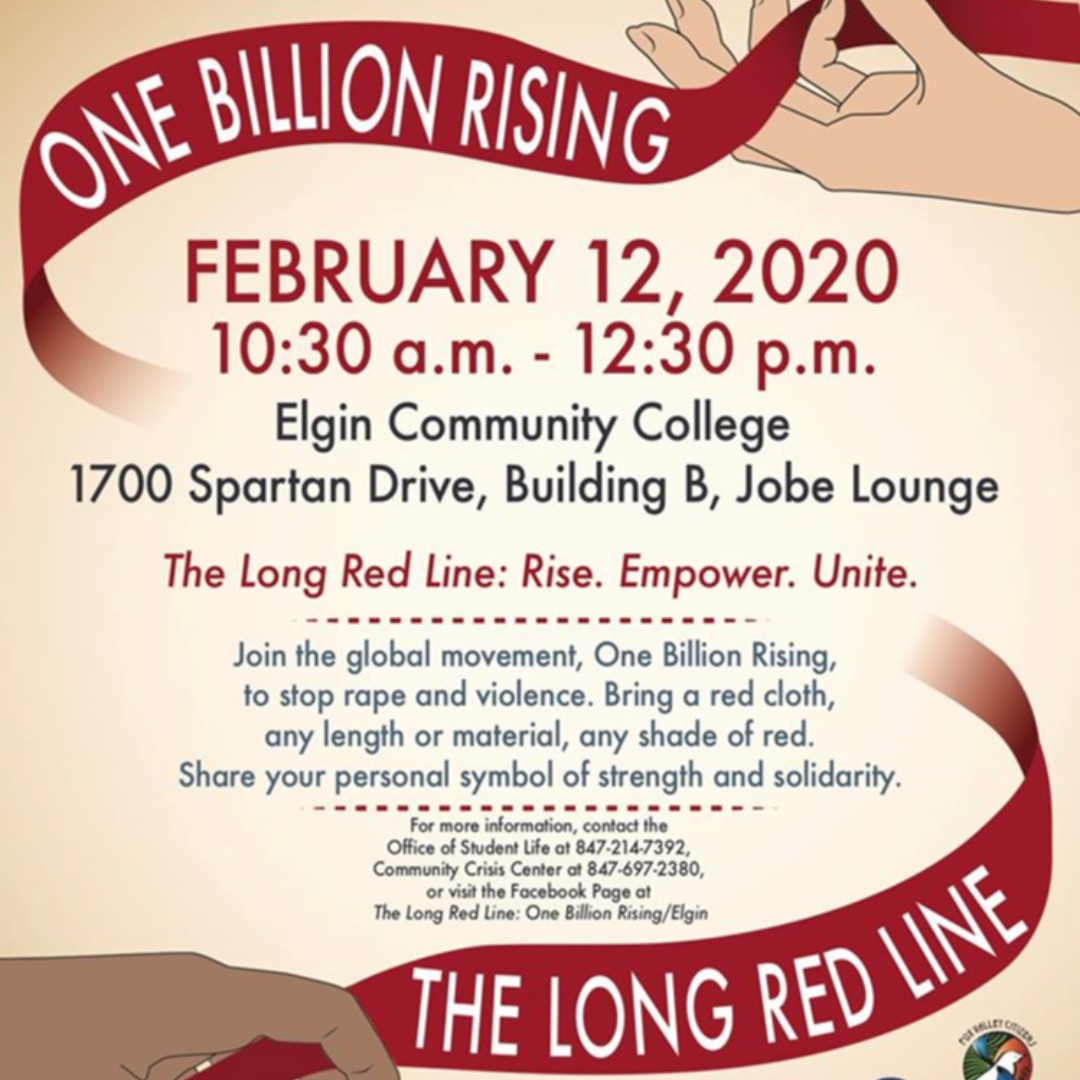 YWCAElgin's tweet image. Today is the day! Show your support for One Billion Rising: The Long Red Line!

Join the global movement to end rape and violence against women. Don't forget to wear red to show your support!