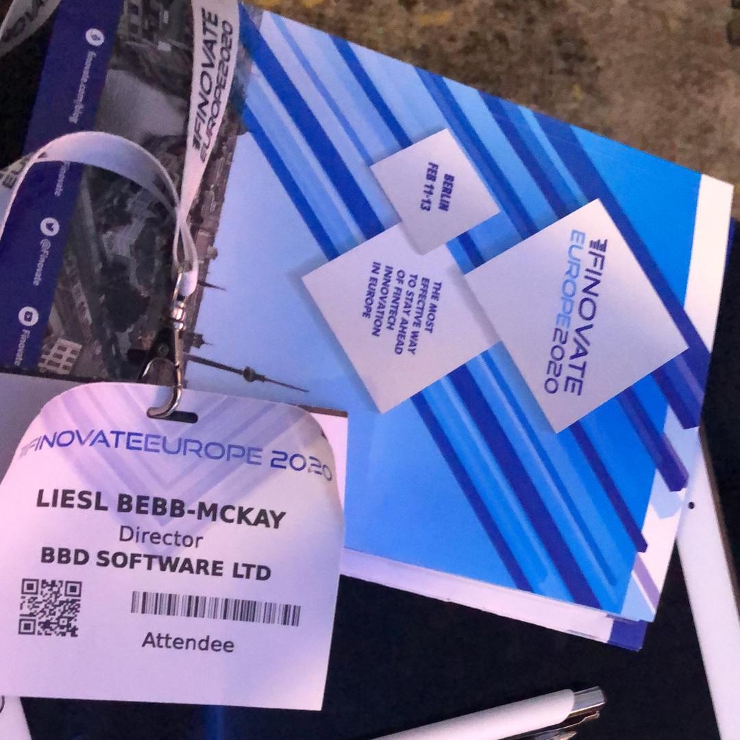 <a href="/lieslmckay/">Girl in a boys world</a> representing at #Finovate😎#fintech #innovation #Europe
