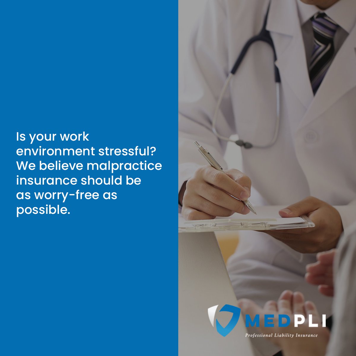 MedpliMax's tweet image. Is your work environment stressful? We believe malpractice insurance should be as worry-free as possible.
#tailcoverage
#insurancequote
#insuranceagent
#insurances
#insurancebroker
#insuranceexpert
#insurancegroup
#insurancemedicalservices
#insurancemedicalcheck
#insura