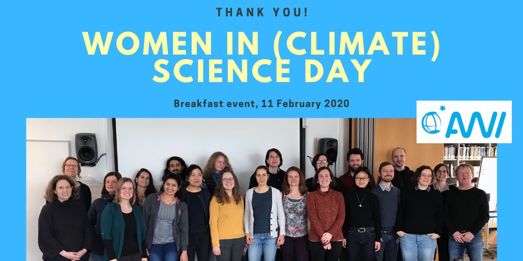 Great discussion yesterday at our #womeninclimate breakfast event to celebrate the #11February #WomenInScienceday. Stay tuned for the full summary of the event, for the moment a group photo📸
Thanks all for coming!