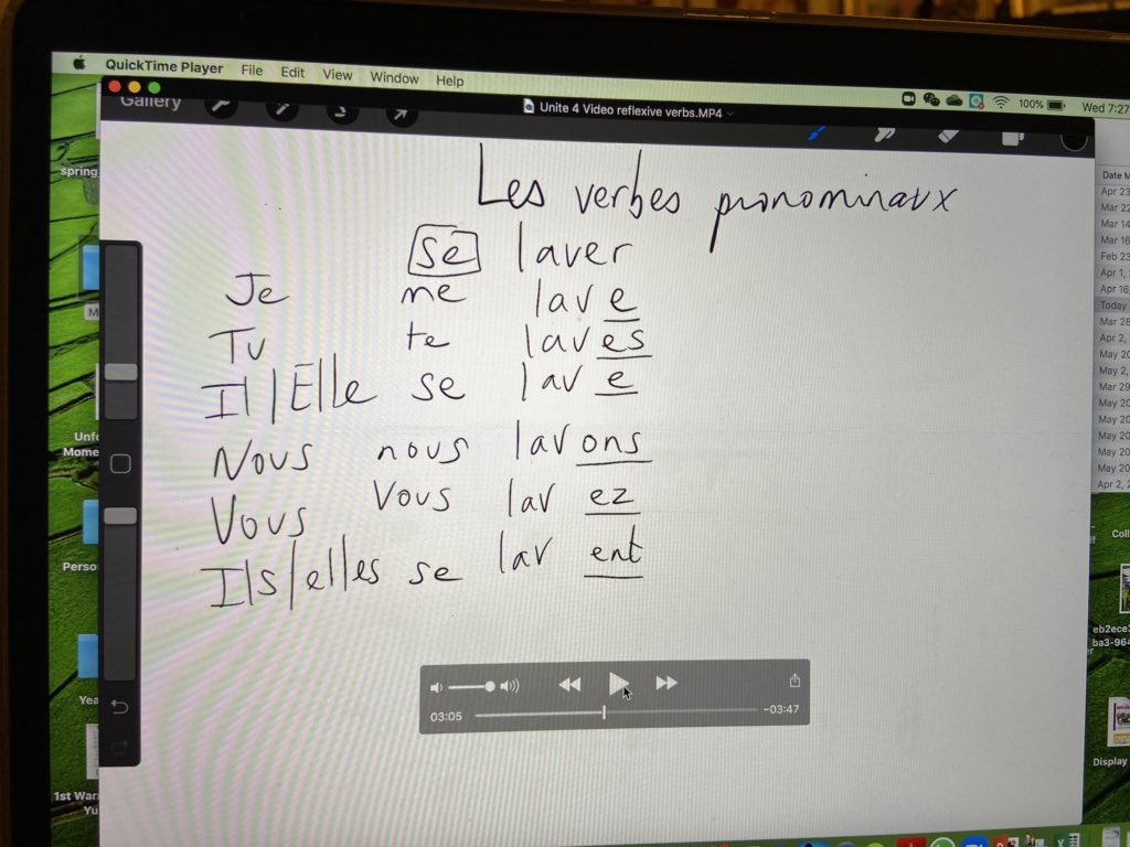 LeilaCISB's tweet photo. #Onlinelearning is testing my creativity skills. I need to create my own content to teach my students remotely. I used my #Ipad, my #ApplePencil, the app #Procreate and I recorded myself. #MYP #myCISB #Grade9 #resilience #togetherisbetter #gettingoutofmycomfortzone https://t.co/RVOaWe1pM9