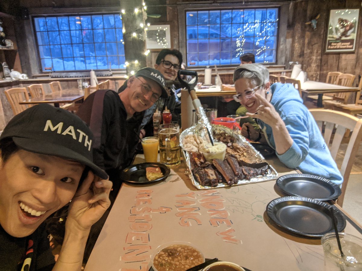 pdiddlyz's tweet photo. I had a *lot* of fun on these #YangGang adventures! 😂😂 Remember, the future will happen regardless. I, too, feel this might not be an end, but rather the start of something neat! Stay solid fam! 👊🔥 https://t.co/yRbgZJrlJJ