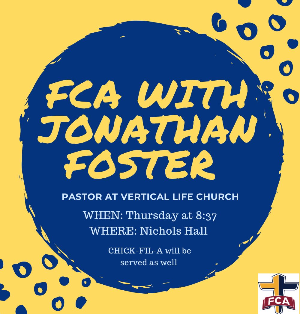 LRFCA's tweet image. TOMORROW!!! Jonathan Foster will be bringing the word for us! Join us for an amazing time of fellowship, food, and truth! It’s going to be great! See you in the new Sports Performance Center at 8:37PM!