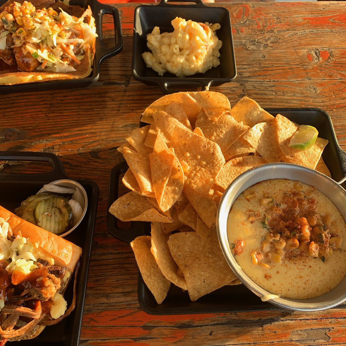 Sunshine + Cheesy Dip = our favorite combination 🌅😎