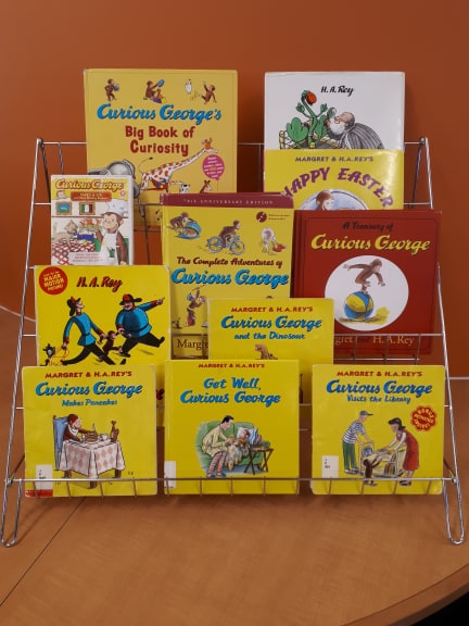 KvLibrary's tweet image. Are you a fan of Curious George? You&apos;re in luck! We have a massive selection here at the library &amp;lt;3 #kvlibrary #librarylove