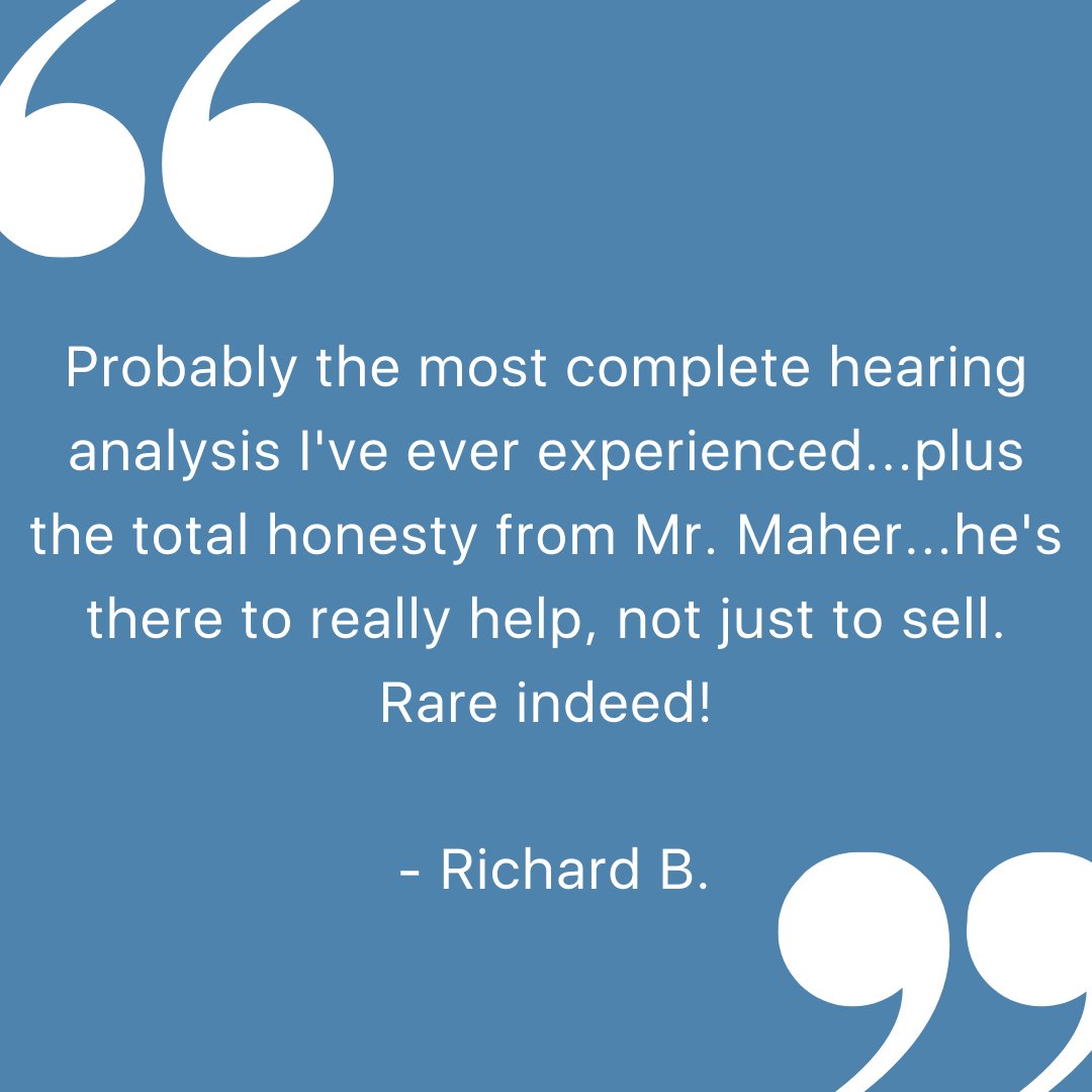 HealthyHearing's tweet photo. We believe being thorough and taking our time pays off. https://t.co/D14FjchP4y