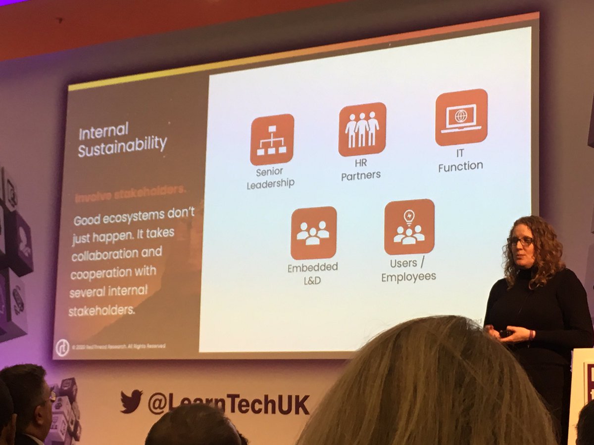 Are you thinking about all the stakeholders that need to be involved and engaged with making learning work in your organisation? Dani Johnson shares all the important groups   <a href="/redthreadre/">RedThread Research</a> <a href="/LearnTechUK/">Learning Technologies</a>