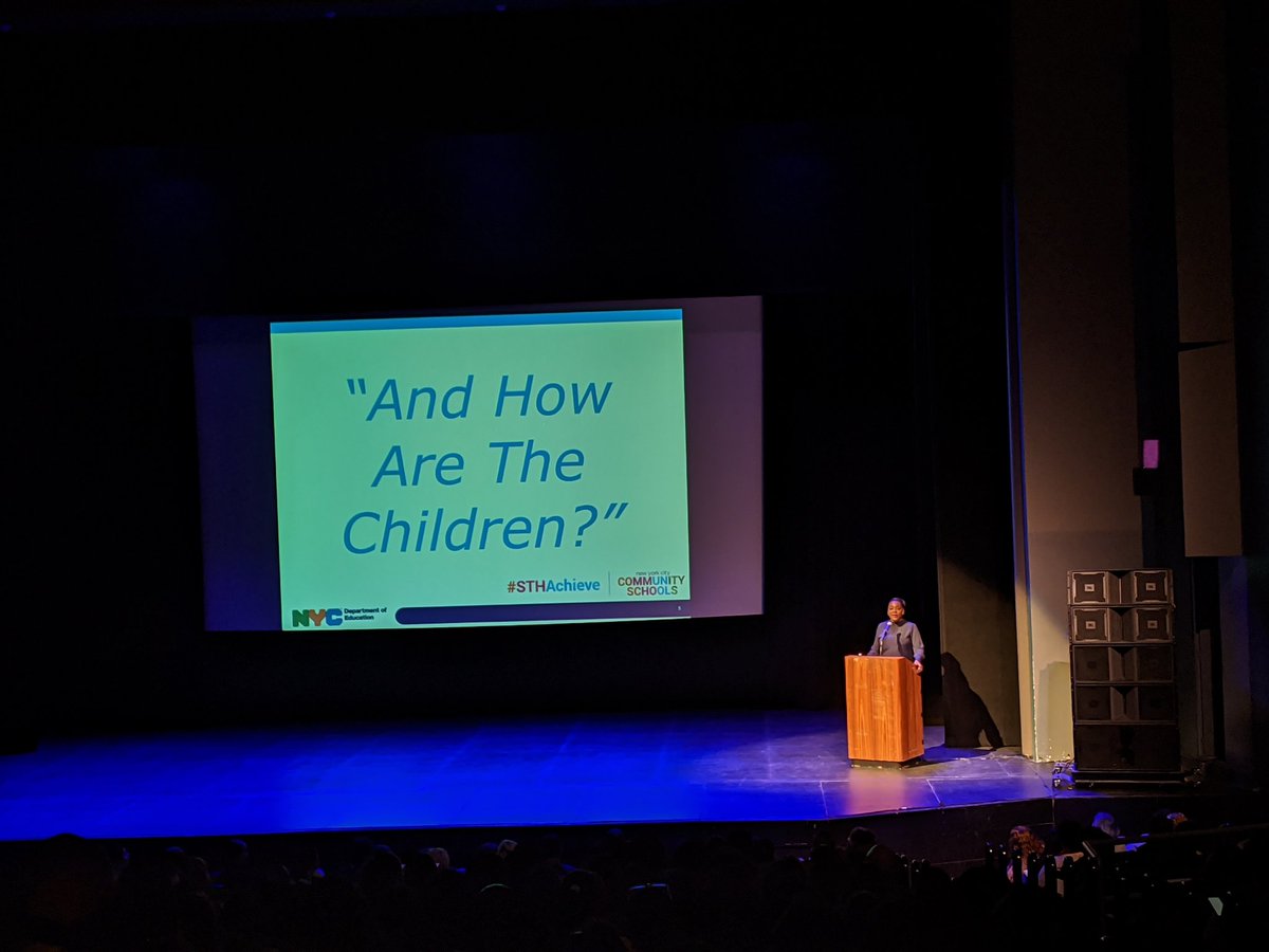 Thrilled to be in this seat for @NYCSchools #STHAchieve conference. A day immersing in practices, stories, and inspiration from the staff that work so hard to support students living in temporary housing in NYC #sth #resilience #communityschools #endingyouthhomelessness