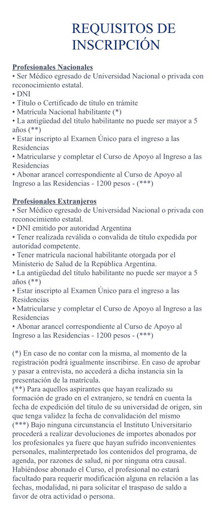 Residencias Hospital Italiano de San Justo tweet media