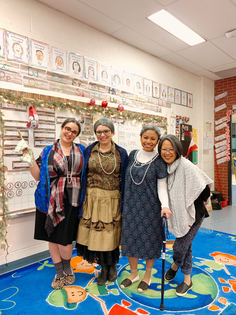 Happy 100th Day of School from our healthy, strong and fabulous 100 year old Kinders and OLOL Staff! #HoorayFor100 #100DaysSmarter 👵🏽🎉💯🙌🏽 @tcdsb @1wholeads @pope_adrian