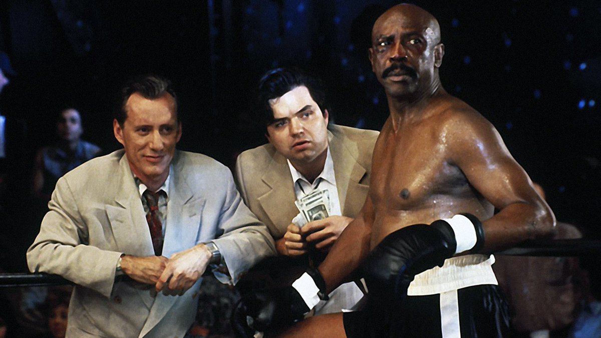 Gibboanxious's tweet photo. Diggstown ★★★½
#JamesWoods plays a sleazy confidence man (hardly a stretch) who uses @LouisGossettJr's boxer as his bait to scam ever last cent out of Bruce Dern's tyrannical high-roller. The two leads share real chemistry in one of #GamblingInCinema's most undervalued movies. https://t.co/6jORq5xYXP