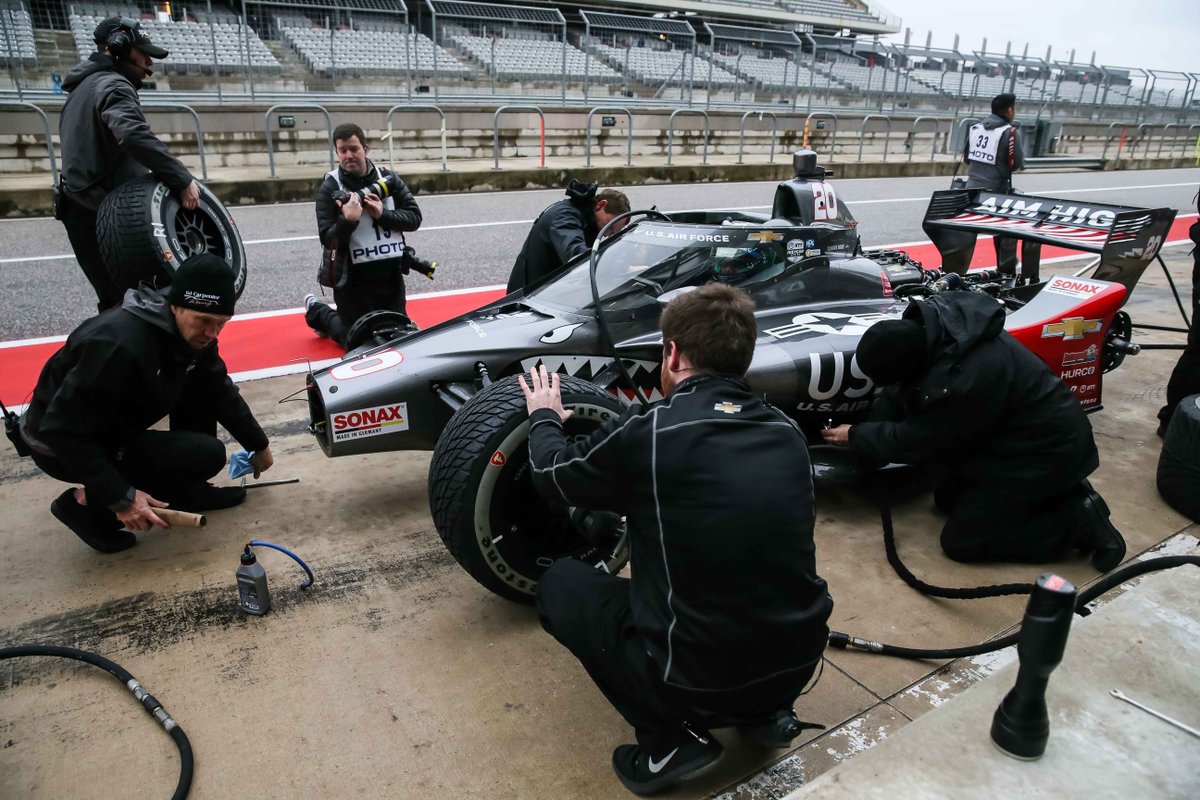 StatesmanGP's tweet photo. PHOTOS: IndyCar teams test their wheels at COTA in advance of April race https://t.co/eN9vQ46iKa https://t.co/XX7rR8f5rV