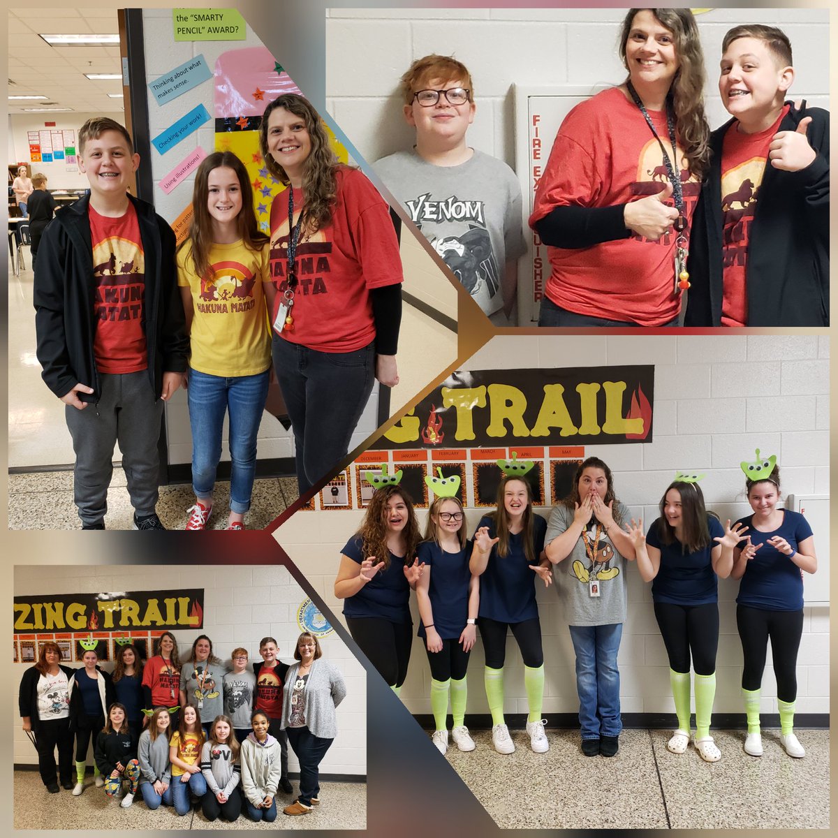 Disney/Marvel day in 6th grade. Mickey, Lion King and Monsters oh my! #ccsdcares #truthmadestrong #teasleyraiders
<a href="/CherokeeSchools/">Cherokee Co. Schools</a> <a href="/FurnishC/">Furnish 🌍</a> <a href="/murphyTMS/">Beverly Murphy</a> <a href="/tmsinfo/">Tms Info</a> <a href="/mgaudio74/">Mike Gaudio</a> <a href="/TeasleyTrailbl1/">Teasley Trailblazers</a>