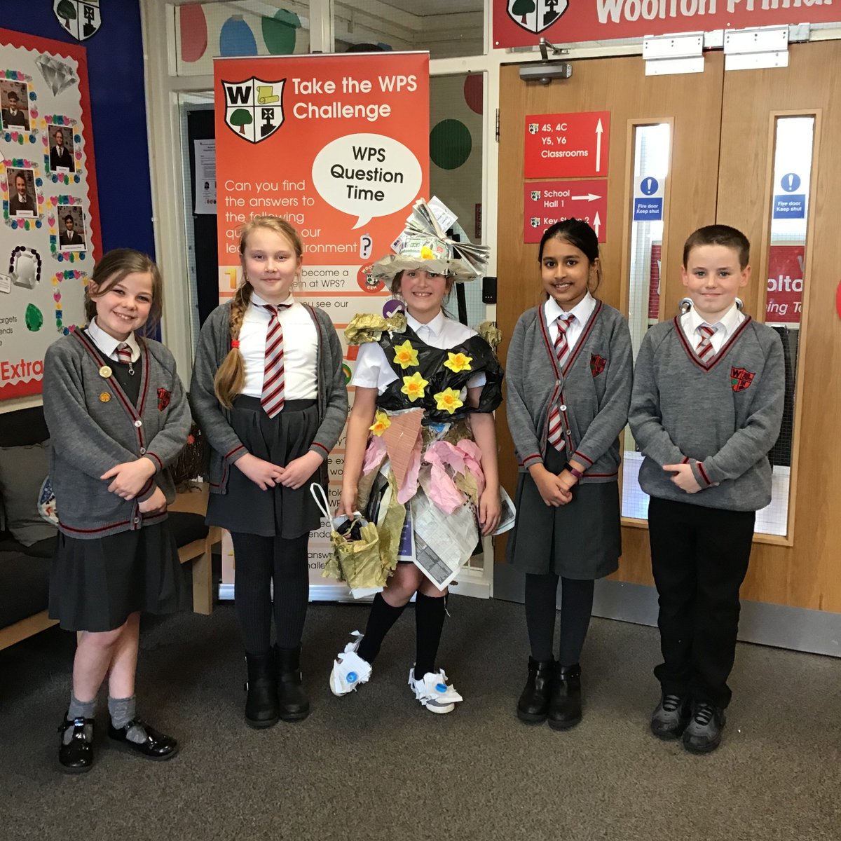 wooltonprimary's tweet image. Sneak peak at the amazing costumes year 4 have created this afternoon. #WPSTrashionshow #WPSCreativity