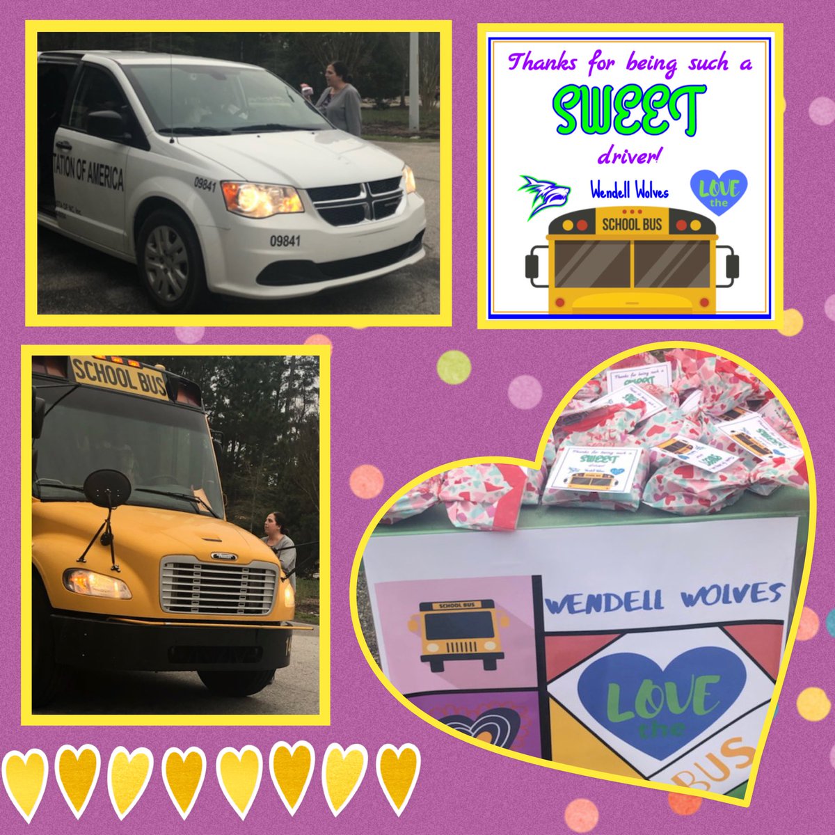 We have amazingly SWEET bus drivers! #lovethebus 💙🚌💚