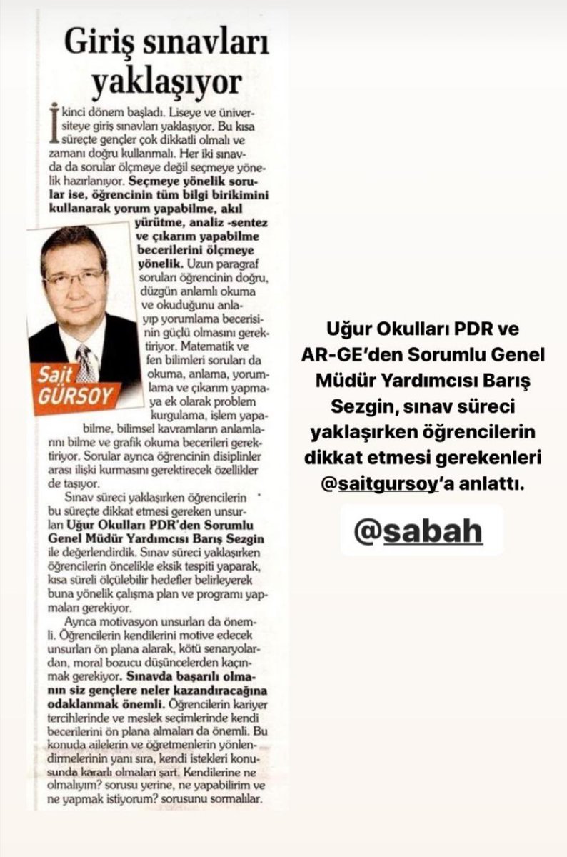 Çok değerli hocam @saitgursoy ‘la ikini dönem sınava hazırlık hakkında röportaj yaptık, çok keyifliydi, kendisine çok teşekkür ederim <a href="/nevzatkulaber/">Nevzat Kulaberoğlu</a> <a href="/EnverYucel/">EnverYucel</a>