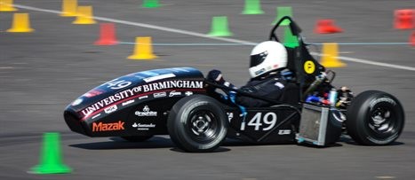 UoBEnvServices's tweet photo. @unibirmingham's Formula 3 team, @UBRacing produces 48 waste tyres per year due to wear🏎️ These would usually be incinerated 🔥

They are transformed into safe surfaces for children's playgrounds by @endurmeta and @SaferSurfacing 

https://t.co/cUc71TzgHf https://t.co/aLeORDeT5s