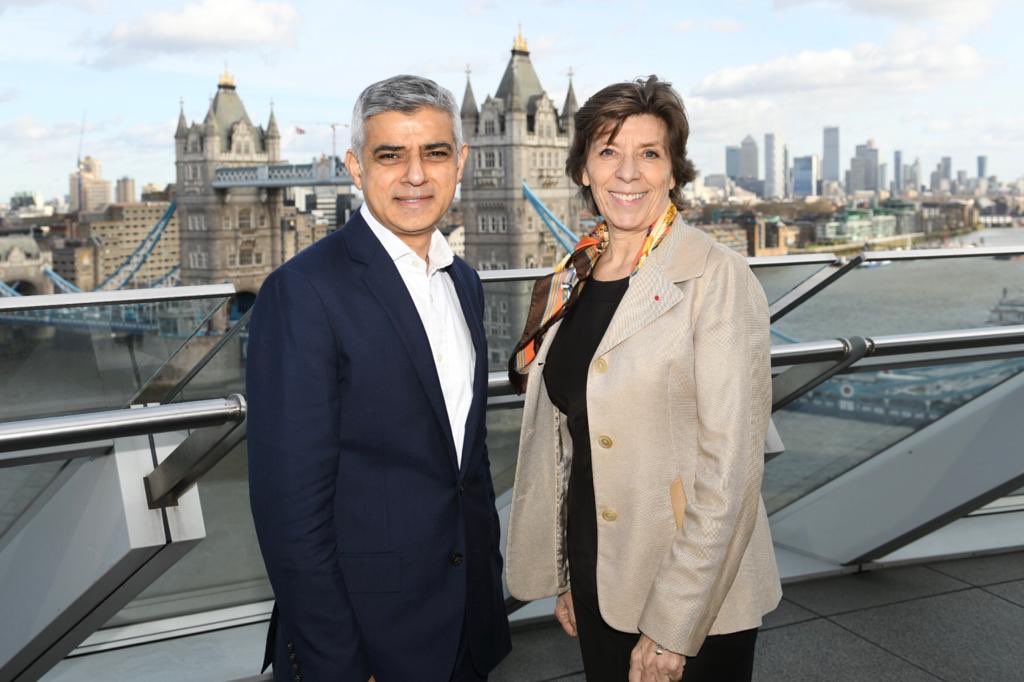 It was a pleasure to meet the French Ambassador to the UK, AmbColonna