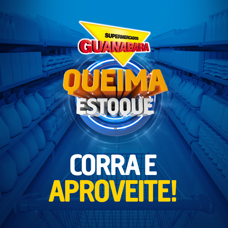 Vem encher o carrinho na Queima Estoque! 

Você não vai perder esses precinhos, né? 🤑🤑🤑

Confira as ofertas do dia no link: bit.ly/2S2WO7H  
#supermercadosguanabara #tudoporvocê