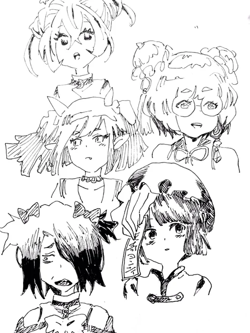 #10分以内で描いたVTuber 