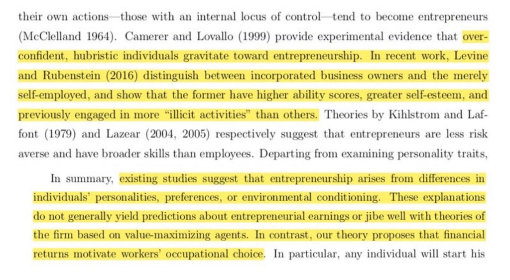 4. The Underestimated EmployeeThe number one predictor of entrepreneurship is asymmetric information about skill levels.If the market under-values your skills, and you aren’t able to demonstrate your competence at work, you can prove yourself by writing online.