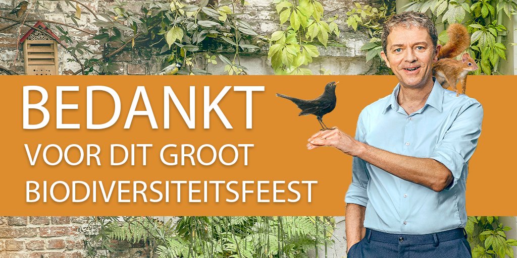 OmgevingVL's tweet photo. Dankjewel aan de talloze scholen, overheden, bedrijven en organisaties die aan de slag gingen met het thema van Dikketruiendag 2020: Meer #biodiversiteit helpt het #klimaat! Ook welgemeende dank aan onze fantastische ambassadeur @frankdeboosere https://t.co/g4Y6DmG8B6