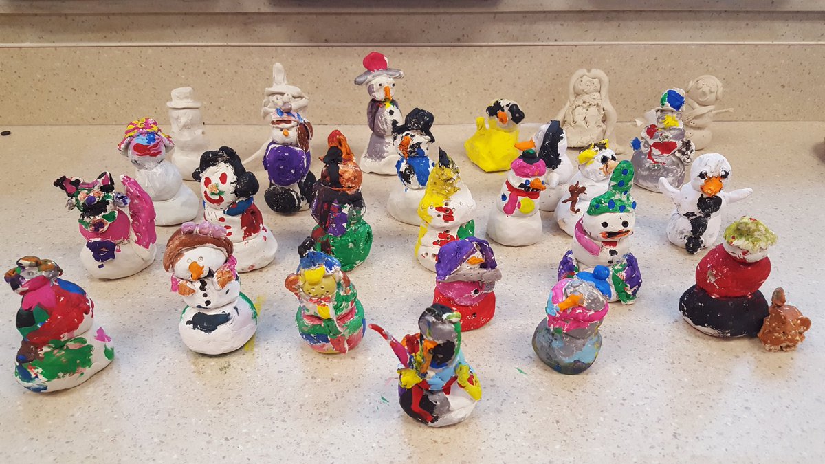 Even though Spring is quickly approaching, these adorable snowman sculptures by 1st grade  will melt your heart! <a href="/PequeaElem/">Pequea Elementary</a>  <a href="/pennmanor/">Penn Manor SD</a>