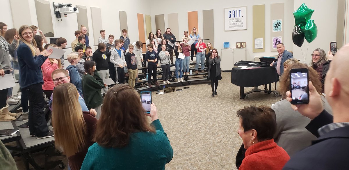 ADNovacekOPS233's tweet photo. Our choir director Coach V is an E2 Educator Excellence Award winner!!! Congrats! https://t.co/uPMh40ivHU
