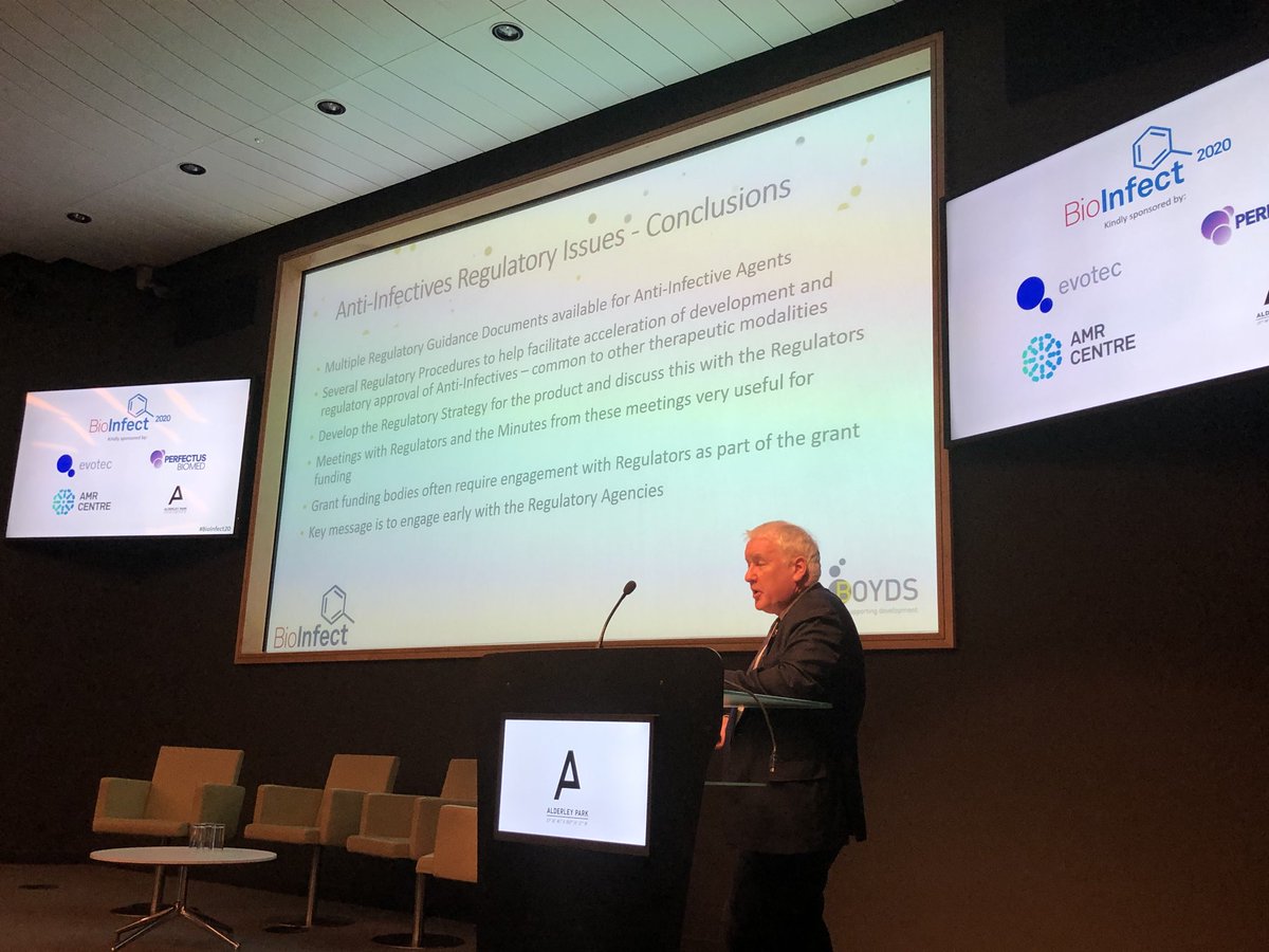 Bionow's tweet photo. Key message - engage with the regulators early. Thanks Alan Boyd @boydconsultants for a great talk @bionowevents #bioinfect20 https://t.co/SNAfc41XYO