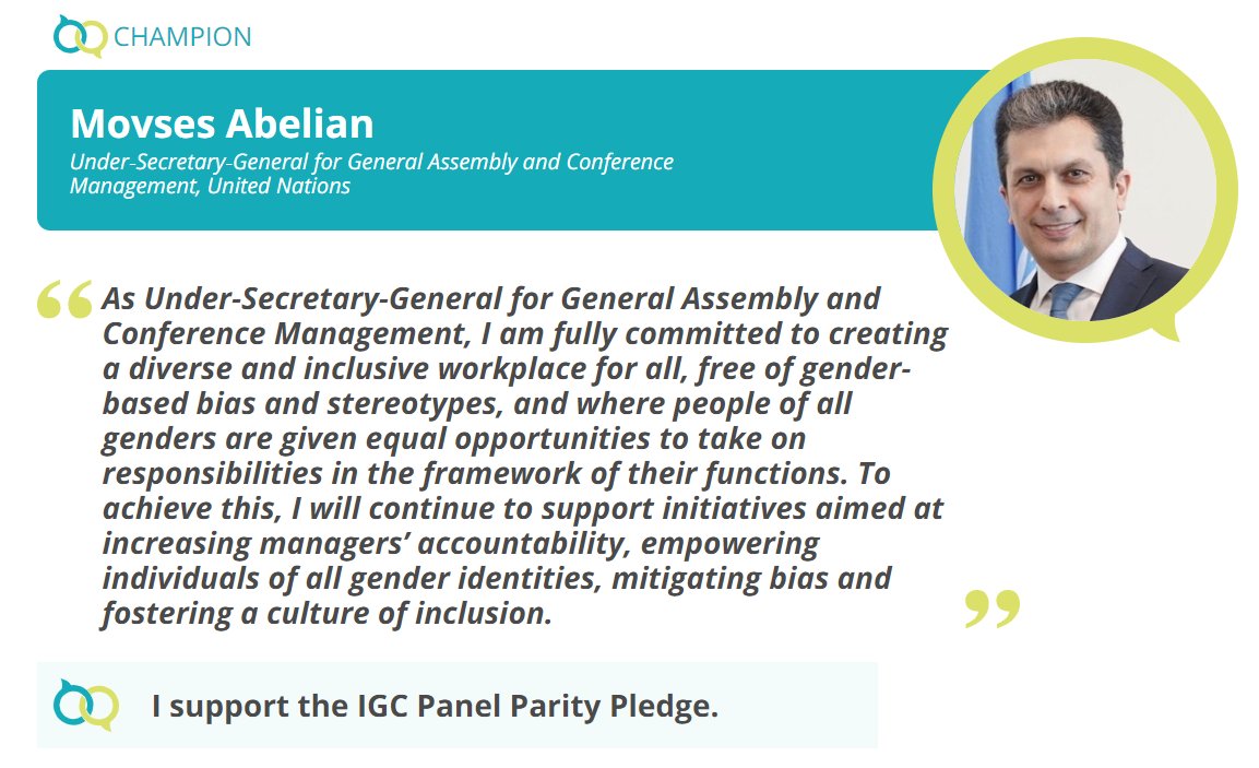 International Gender Champions (IGC) tweet media