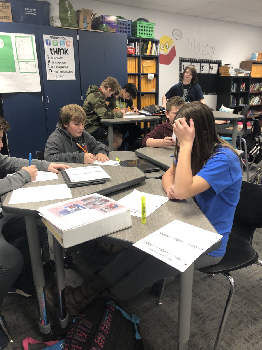 l_koehler's tweet photo. @GrapevineMiddle 6th grade ELA using a hybrid individual rotation model (based on student feedback) to strengthen their knowledge of reading strategies. @MrsBryant_610 @KayeRogers06 @ConradStreeter @LindseyYHopkins #ElevateGMS #OurHouseGMS https://t.co/IblrNMhHoz