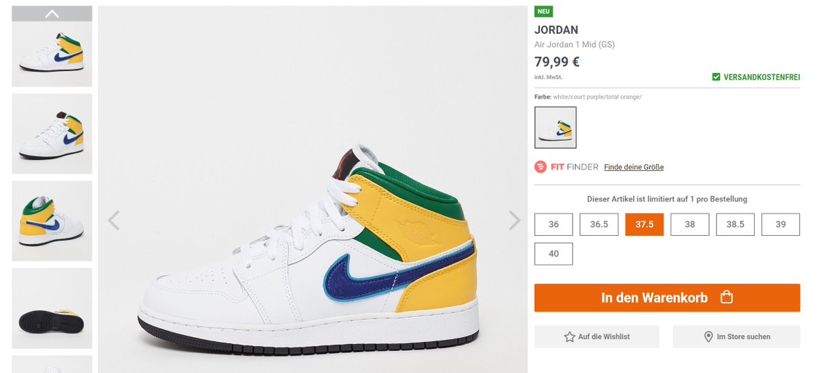 snipes jordan mid