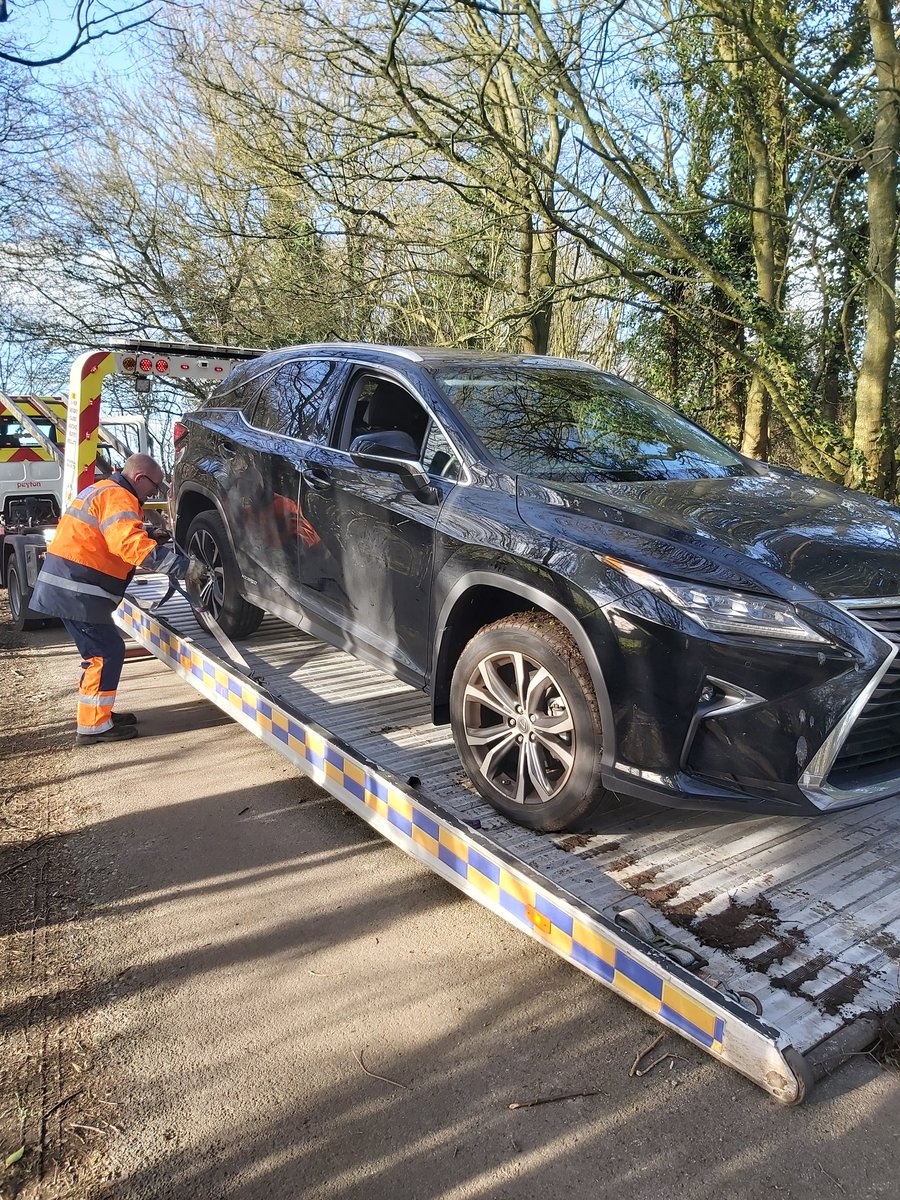 Fantastic result today! Unsecure vehicle found with tracker ripped out and on false plates. further checks revealed the vehicle was stolen yesterday. Happy owner to be reunited with their car. But not before some forensics have been completed. #hivispatrols #notonmybeat