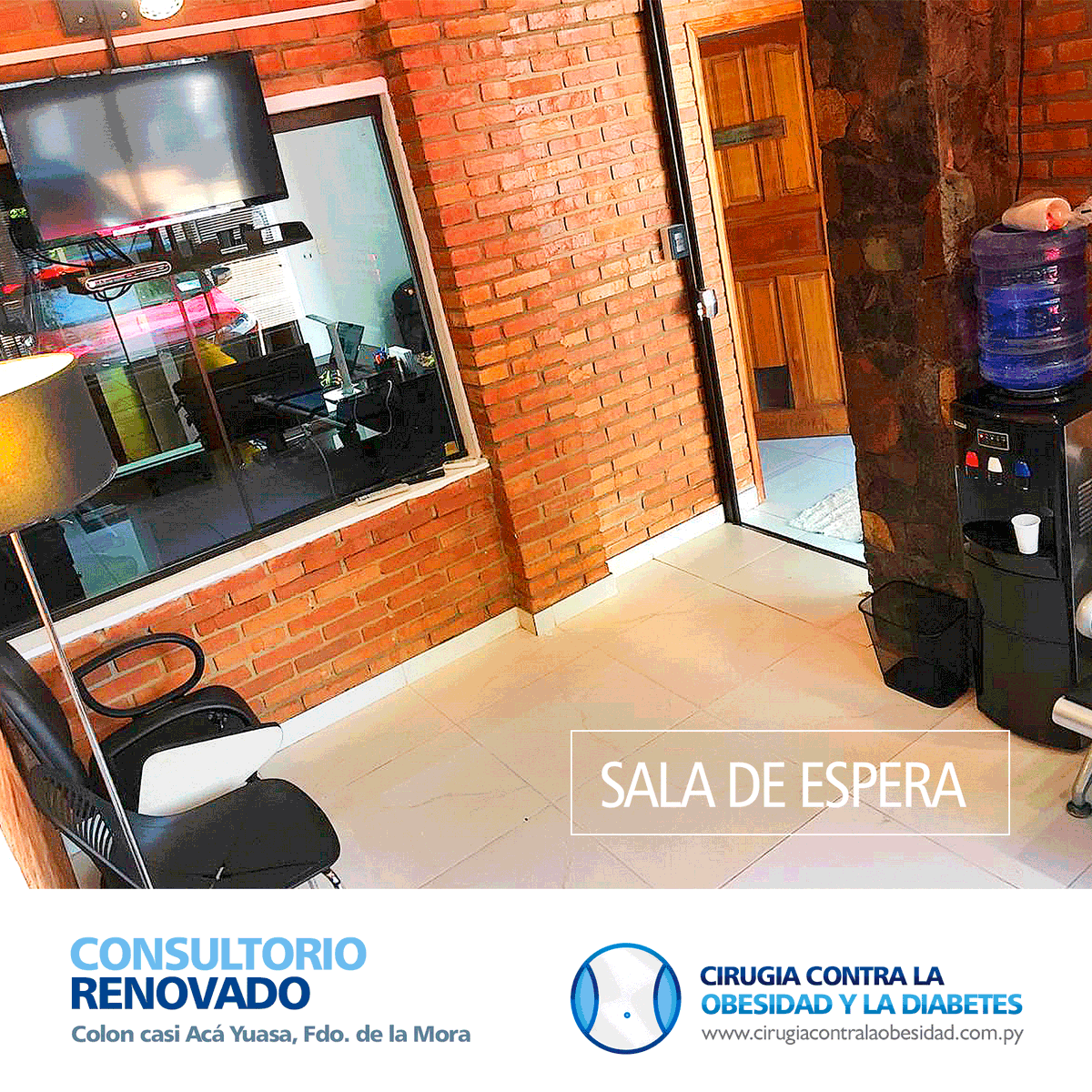 Bariatricapy's tweet photo. Para mayor comodidad de nuestros pacientes, renovamos nuestro consultorio ubicado en Fernando de la Mora Zona Norte 📍 https://t.co/S5FIiBbOUR 📱 https://t.co/Sn08EFAsMv https://t.co/MrBQ4QgdEu