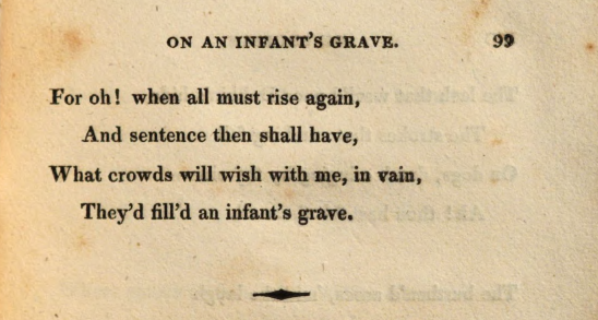 JohnClareSoc's tweet photo. Today's #PoemsDescriptive2020 is another experiment in elegy, Clare's 'On an Infant's Grave'. Clare himself was born one of twins; his sister, Bessey, died in infancy. He would go on to lose two children in infancy and outlived three of his surviving children. https://t.co/BPzL0FHwzj