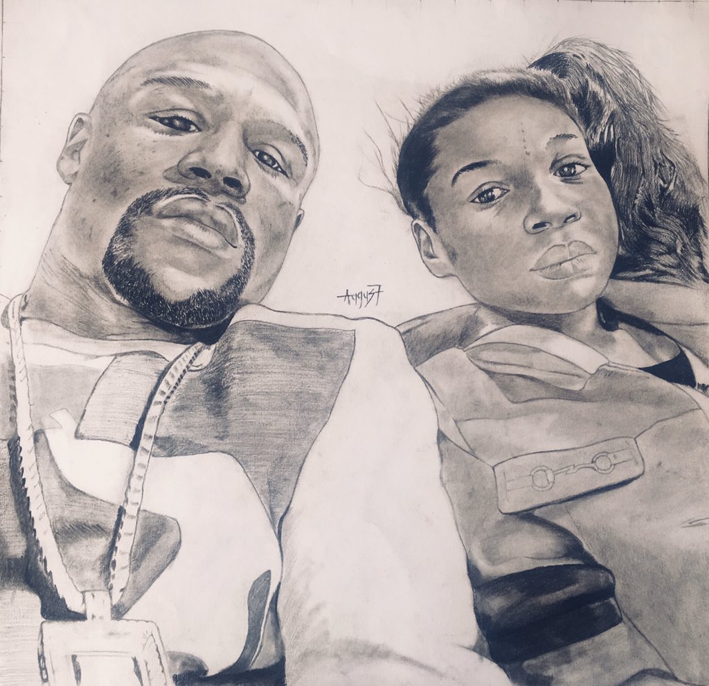Matthew22946172's tweet photo. My latest art work @FloydMayweather @JIRAHMILAN https://t.co/hBClxKr9nd